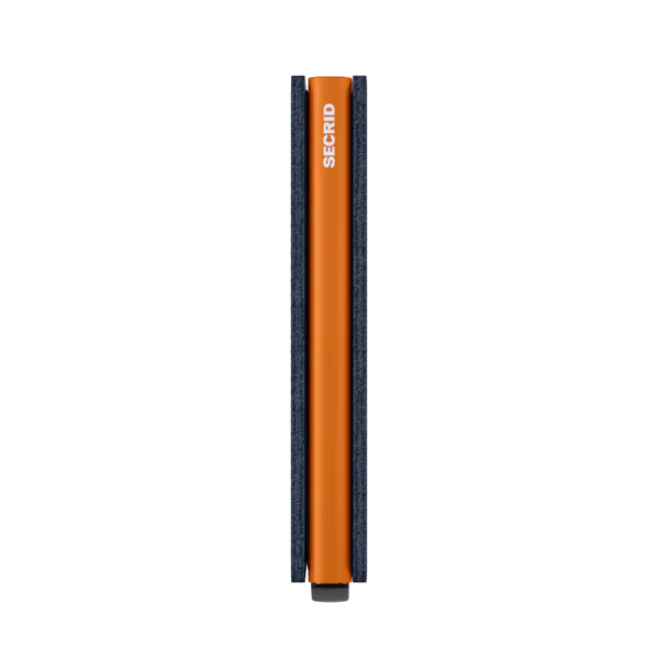 Slimwallet, Matte Night Blue & Orange - Image 3