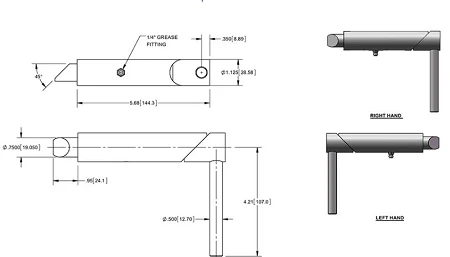 Slam Action Divider Latch, in Aluminum or Steel - Image 2