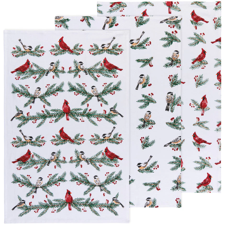 Tea Towel Set, Birds & Boughs - Image 1