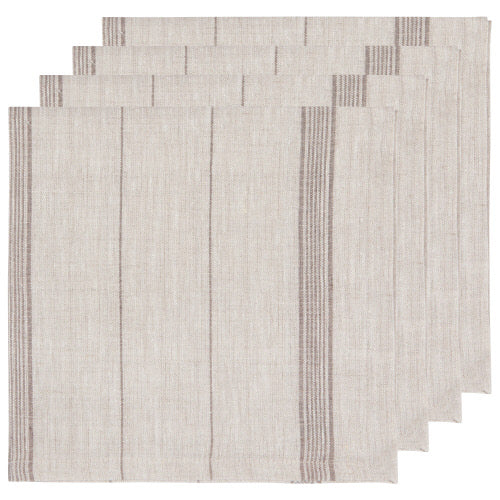 Linen Cloth Napkin Set, Shadow - Image 1
