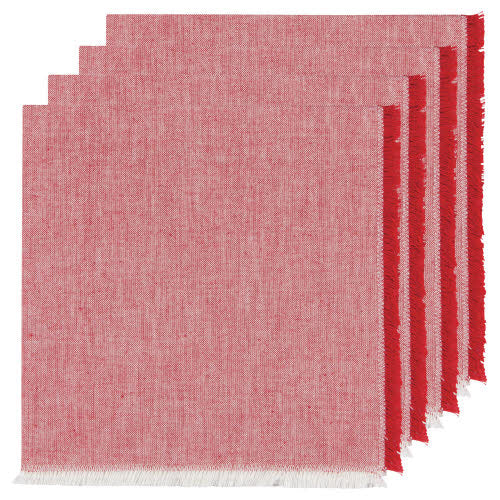 Cloth Napkins Set, Chili - Image 1