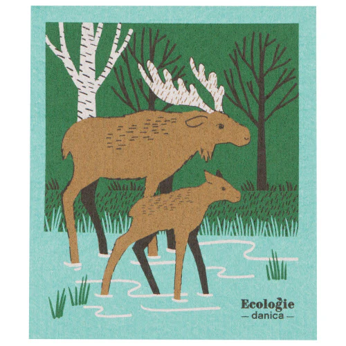 Swedish Dish Cloth Moose Lake - Image 1