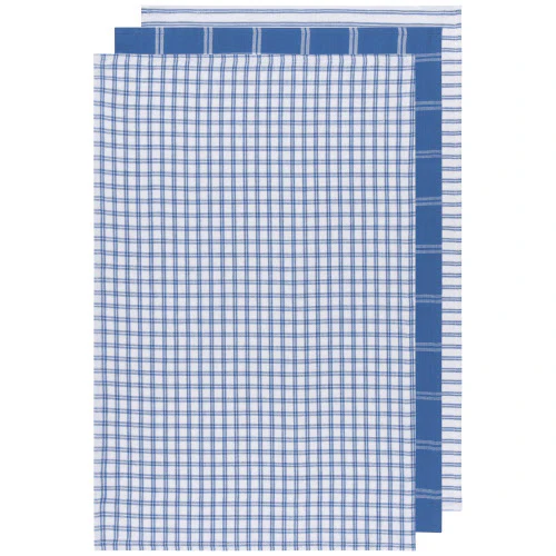 Dish Towel Set Tic-Tac-Toe Royal Blue - Image 1