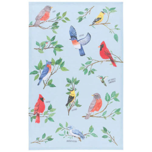 Tea Towel Birdsong - Image 1
