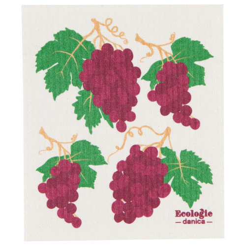 Swedish Dish Cloth Grapes - Image 1
