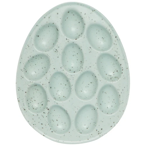 Deviled Egg Dish - Robin Blue - Image 1