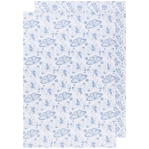 Floursack Dishtowels Set  – Slate Blue