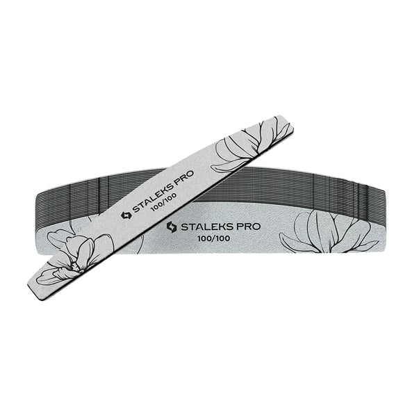 STALEKS - Crescent Mineral Nail File EXPERT 40 100/100 grit, 25pcs - NFE-40-100/100-25 - Image 3