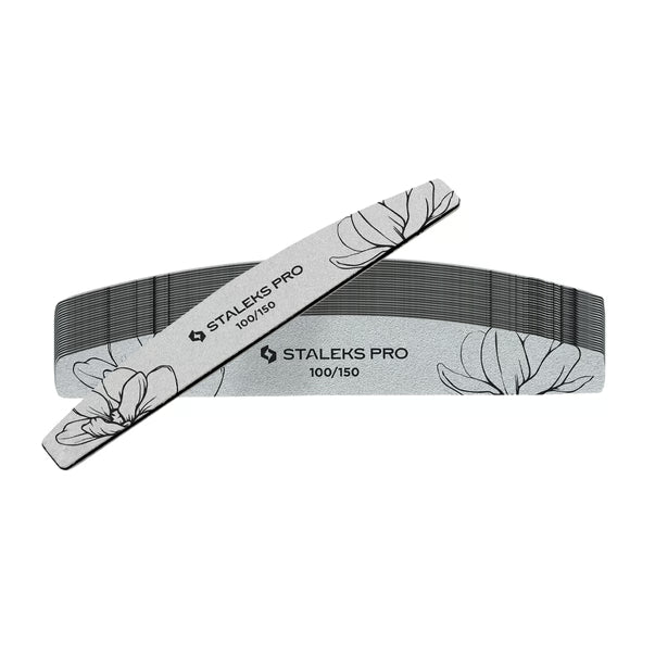 STALEKS - Crescent Mineral Nail File EXPERT 40 100/150 grit, 25pcs - NFE-40-100/150-25 - Image 3