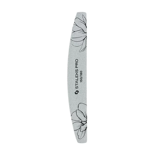 STALEKS – Crescent Mineral Nail File EXPERT 40 150/180 grit, 25pcs – NFE-40-150/180-25