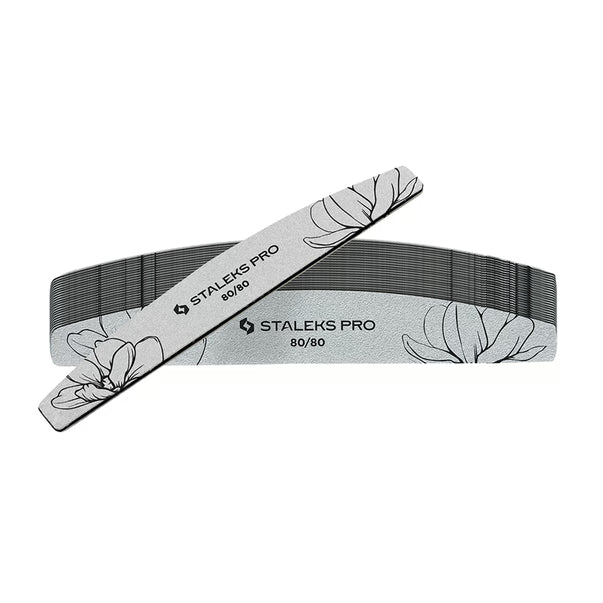 STALEKS - Crescent Mineral Nail File EXPERT 40 80/80 grit, 25pcs - NFE-40-80/80-25 - Image 2