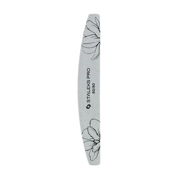 STALEKS – Crescent Mineral Nail File EXPERT 40 80/80 grit, 25pcs – NFE-40-80/80-25