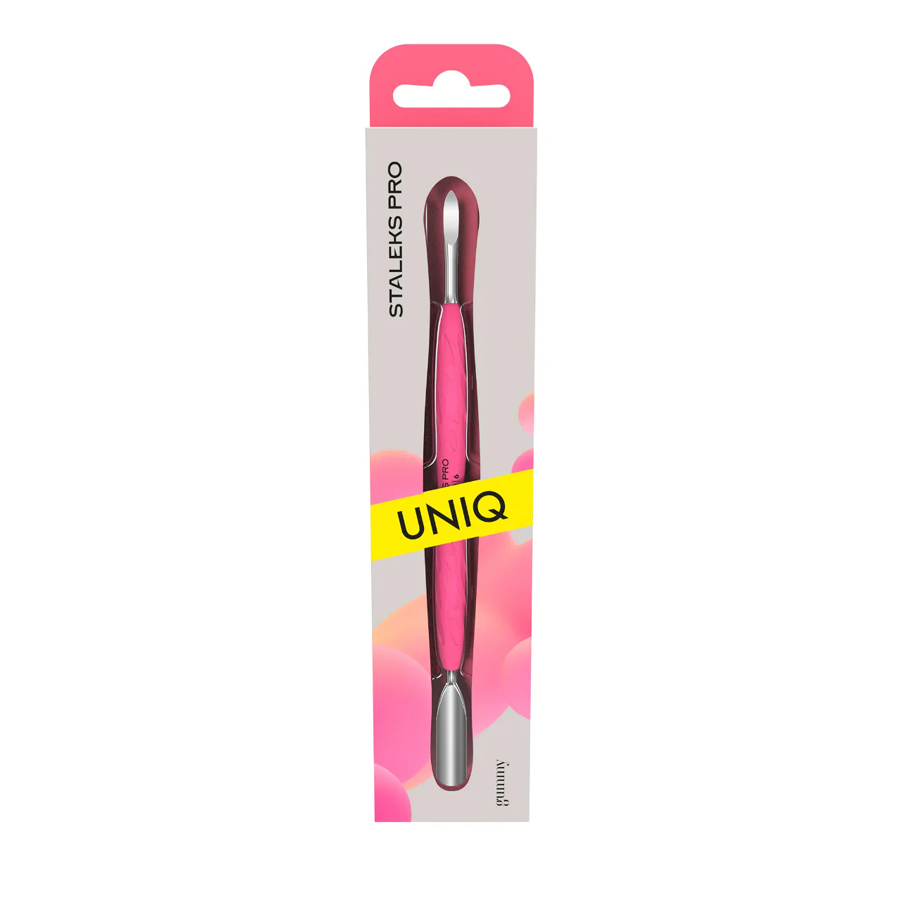 STALEKS - Manicure Pusher Gummy with Silicone Handle Uniq 10 Type 6 - Image 3