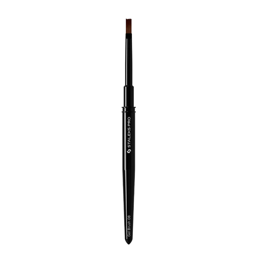 STALEKS – Straight Brush for Gel Expert Width 6mm / Length 10mm – NBE-08