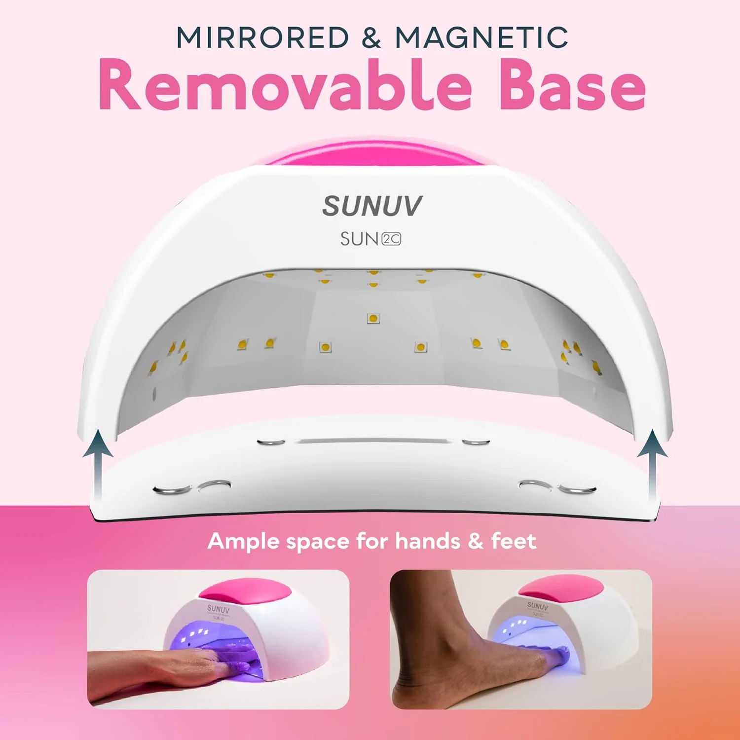 SUNUV SUN2C 48W UV LED Nail Lamp - Image 2