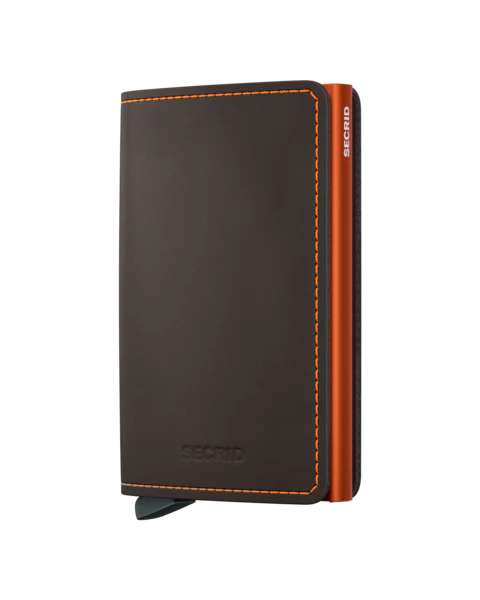 Slimwallet, Matte Truffle Orange - Image 1