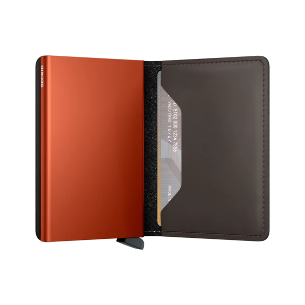 Slimwallet, Matte Truffle Orange - Image 2