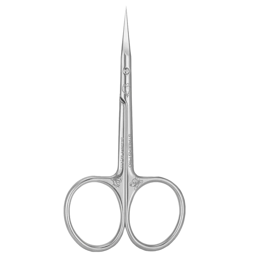STALEKS PRO EXCLUSIVE 22 TYPE 2 PROFESSIONAL CUTICLE SCISSORS MAGNOLIA SX-22/2M- STALEKS™ - Image 1