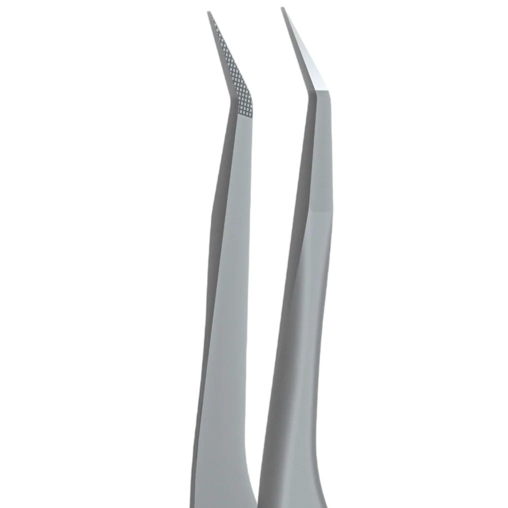 STALEKS PRO EXPERT 45 TYPE 8 PROFESSIONAL EYELASH TWEEZERS MINI L TE-45/8 - STALEKS™ - Image 2