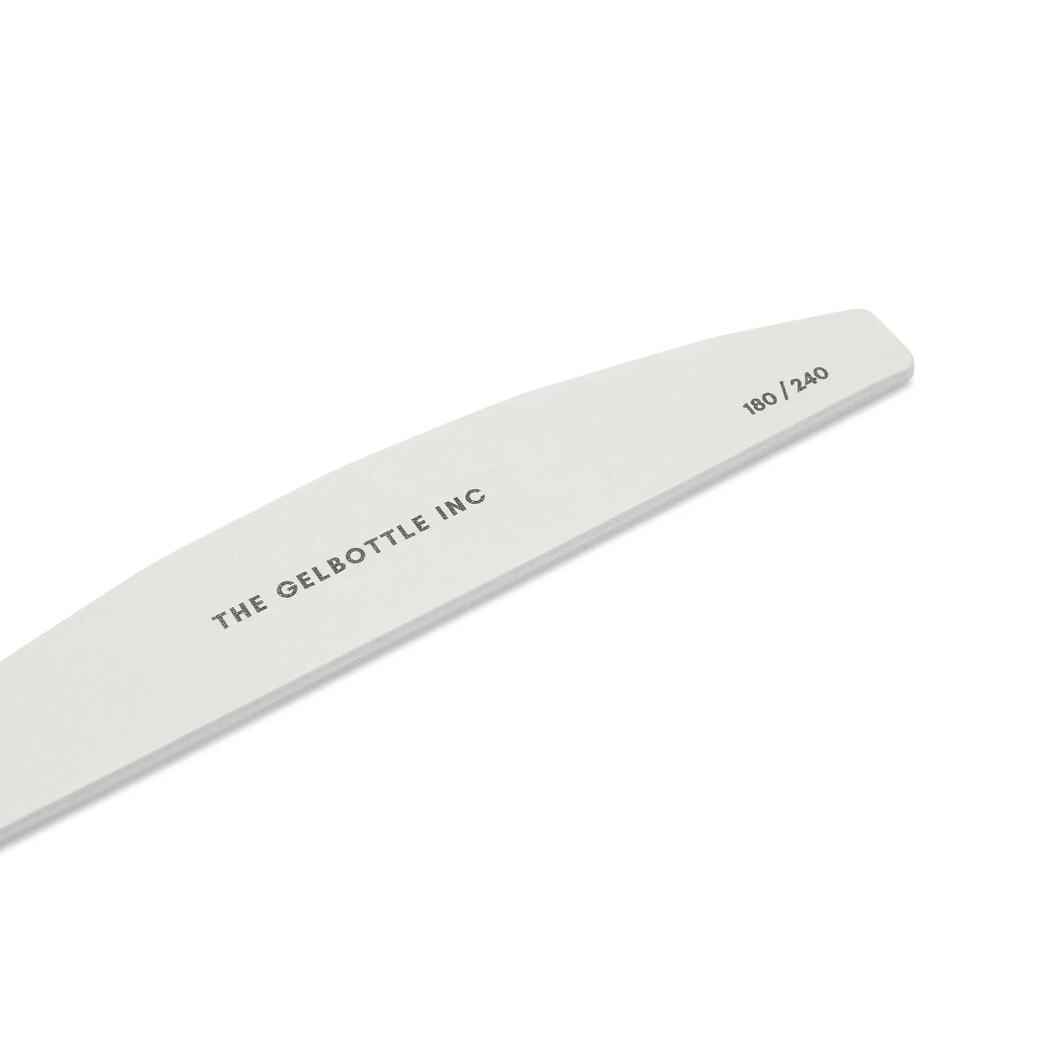 The GelBottle - 180/240 White Half Moon Nail File, 5 Pack - Image 2