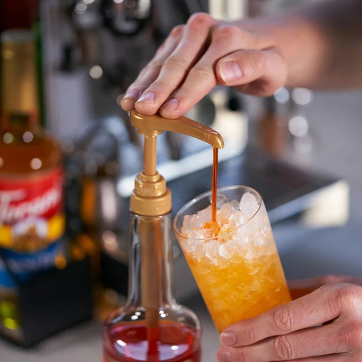 Syrup Dispensing Pump Gold - Image 2