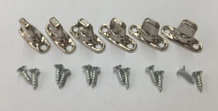 Twist-Lock Fasteners, Set of 6 + screws