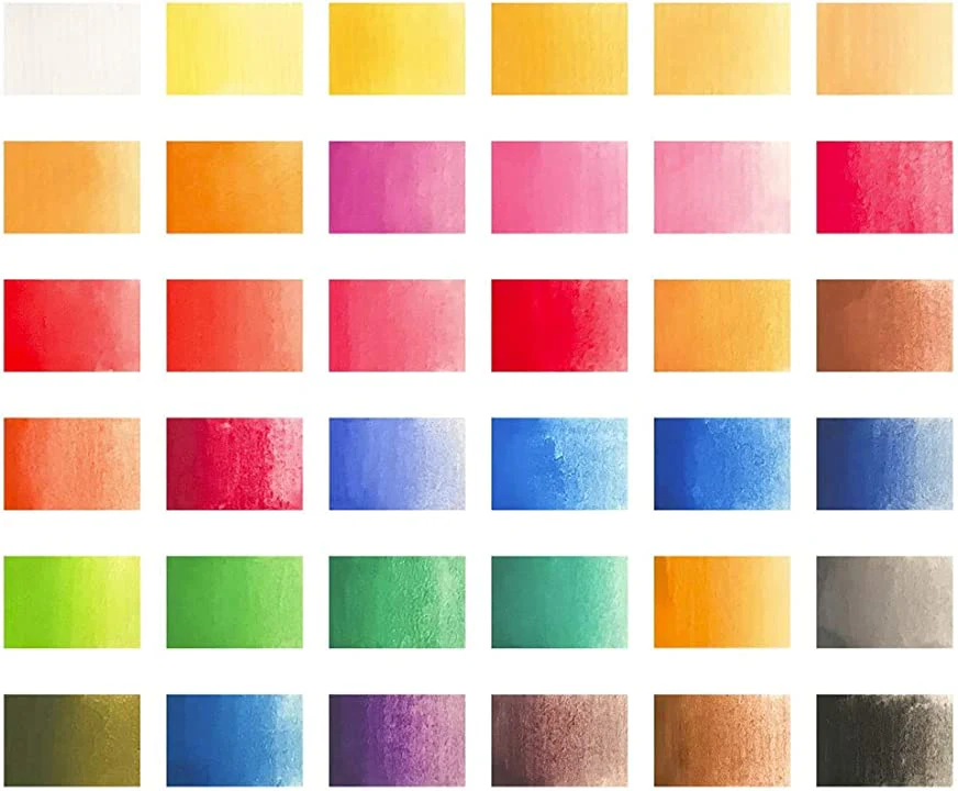 Watercolor Set 36 Paints - Image 3
