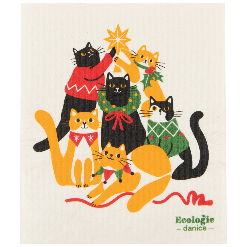 Swedish Dishcloth, Kitty Carol - Image 1