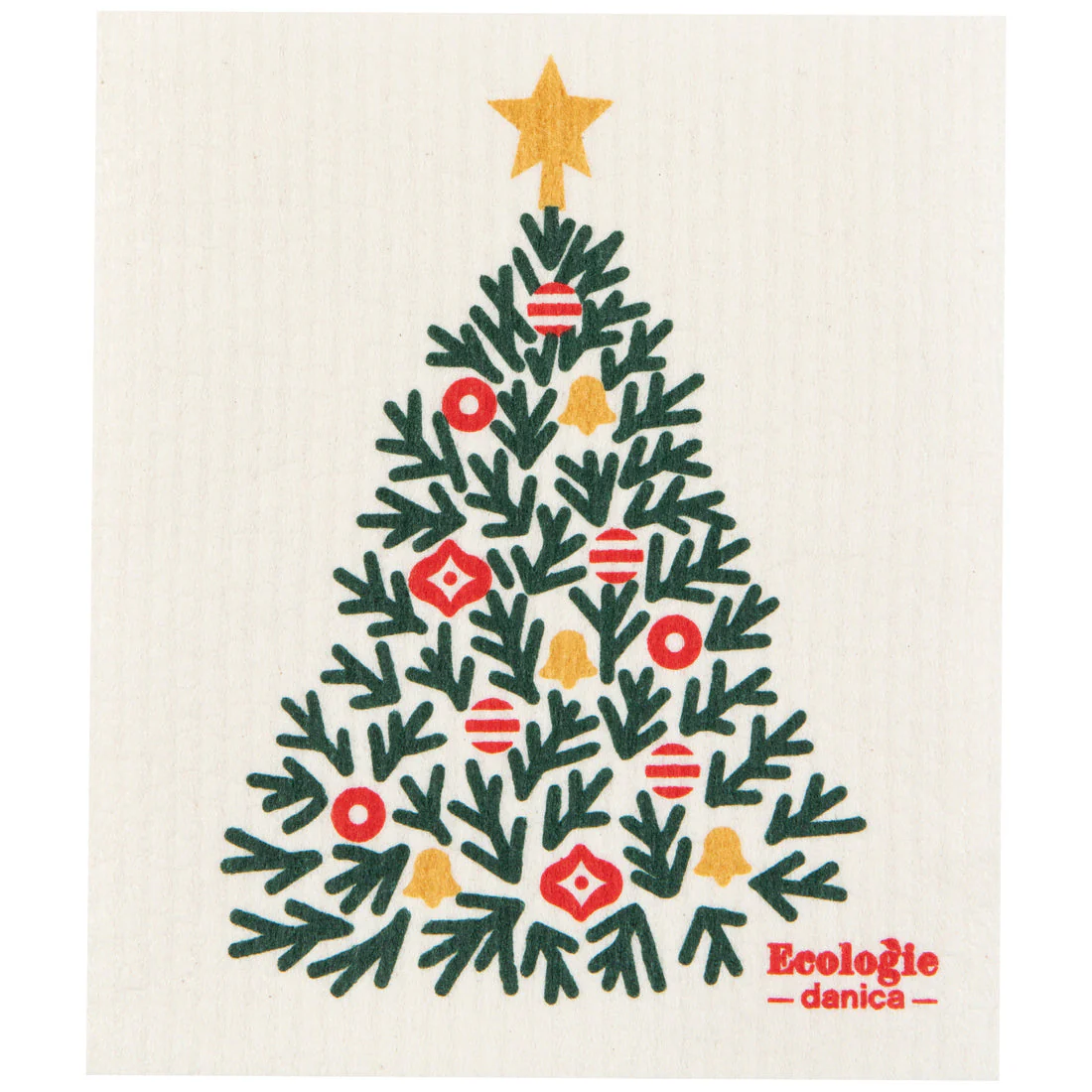 Swedish Dishcloth, Festive Fir - Image 1