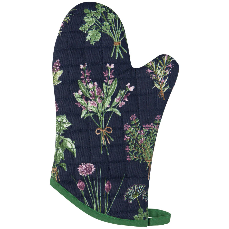 Oven Mitt Set, Fresh Herbs - Image 1
