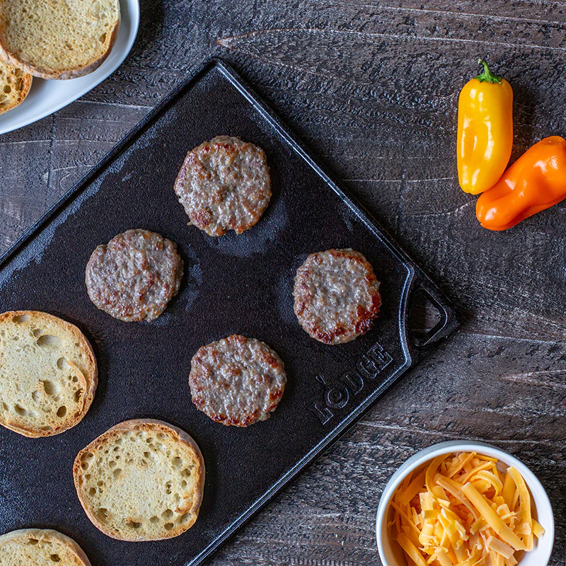 Reversible Grill/Griddle Pan, Cast Iron - Image 3