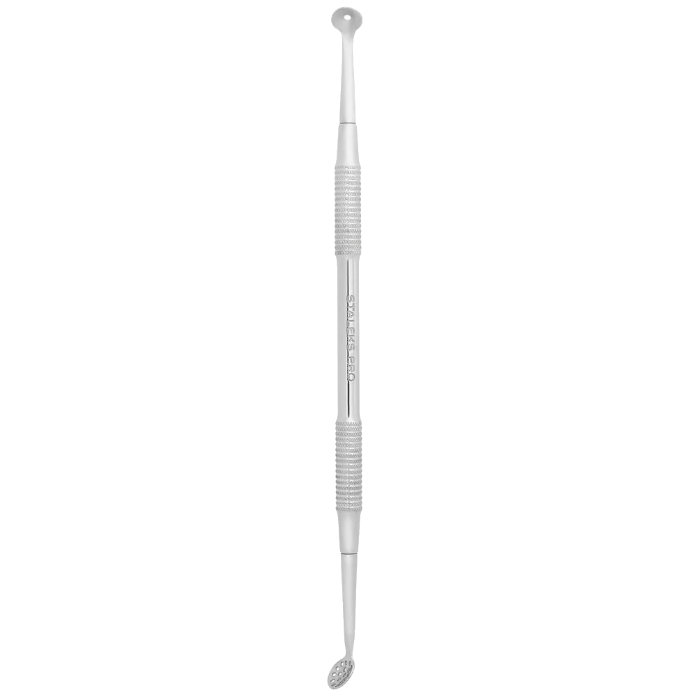 STALEKS PRO EXPERT 20 TYPE 2 BLACKHEAD REMOVER TOOL DOUBLE-ENDED SPOON UNO+ ROUND 19 HOLES ZE-20/2- STALEKS™