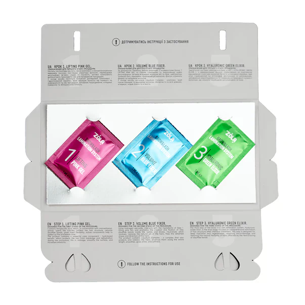 ZOLA - Color Lab Set for Lamination in Sachet, 3x1ml - Image 2