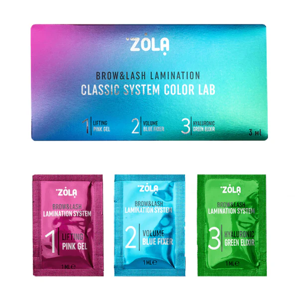 ZOLA - Color Lab Set for Lamination in Sachet, 3x1ml - Image 1