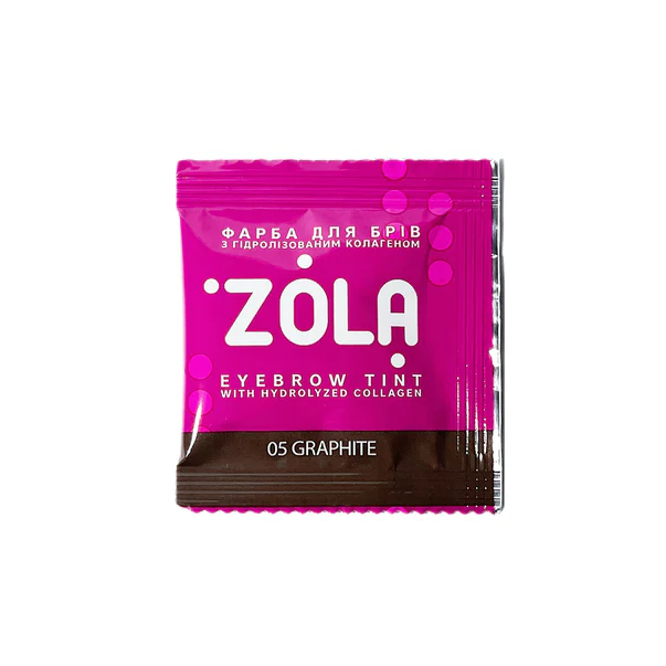 ZOLA - Eyebrow Tint With Collagen 05 Graphite, 5ml and 15ml - Image 2