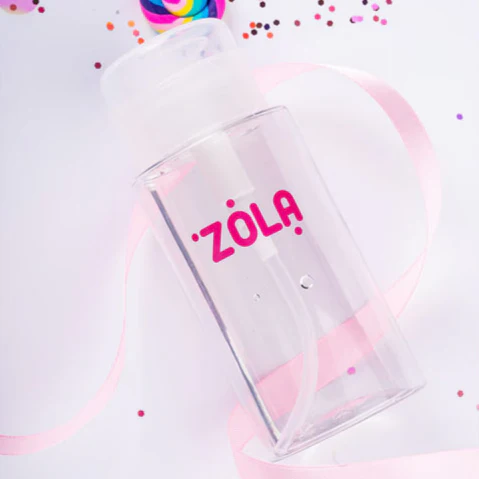 ZOLA - Plastic Liquid Container with Pump Dispenser (Transparent) - Image 2