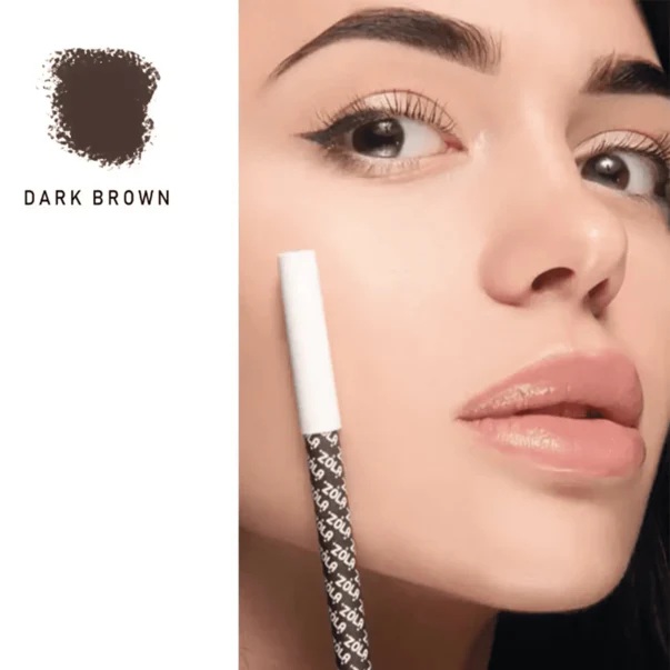 ZOLA - Powder Brow Pencil Dark Brown - Image 2