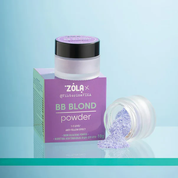 ZOLA - Viktorina Vika Eyebrow Brightening Purple BB Powder, 10g - Image 3