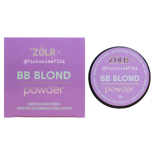 ZOLA - Viktorina Vika Eyebrow Brightening Purple BB Powder, 10g - Image 2
